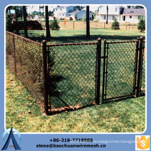 Anping malla de diamante / PVC recubierto Chain Link Fence / galvanizado malla de enlace de cadena